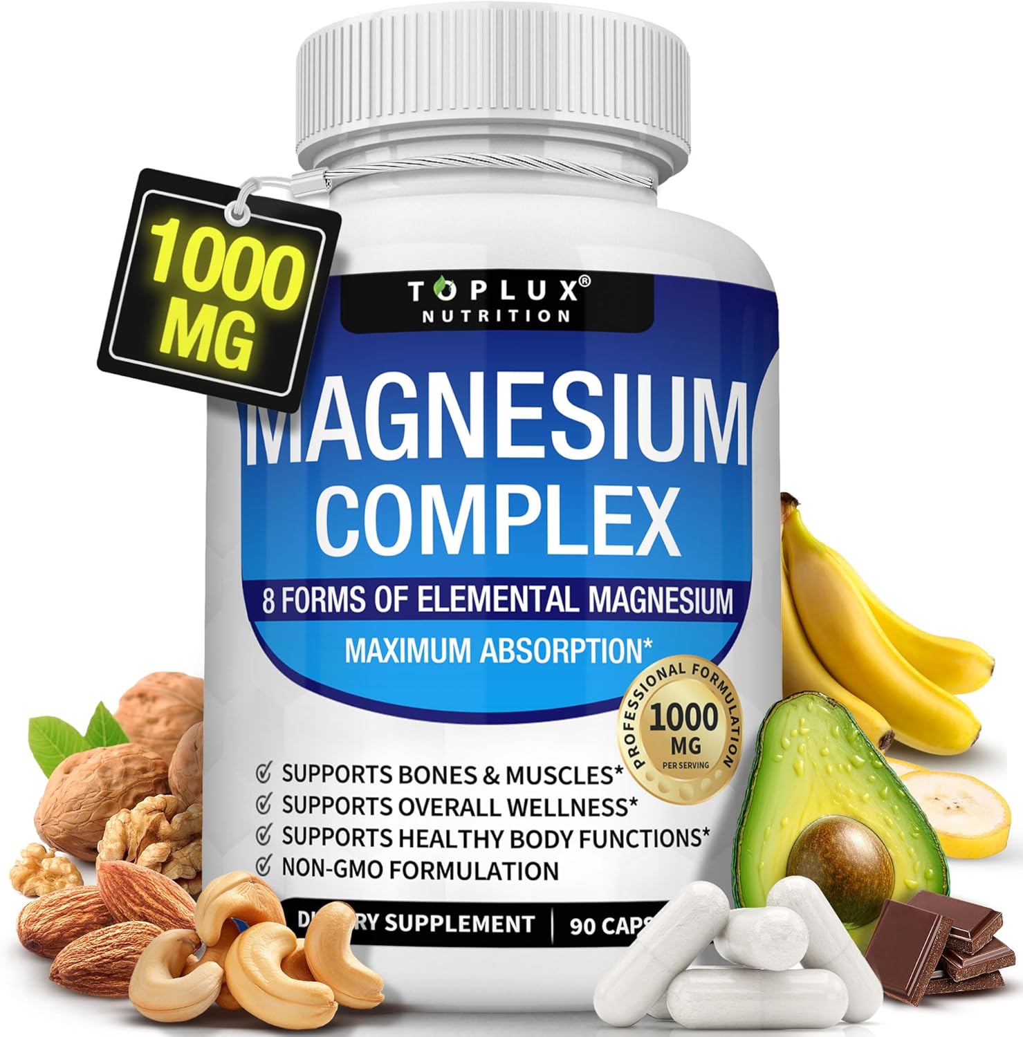 Magnesium Complex Premium: Energía, Relajación y Bienestar Diario